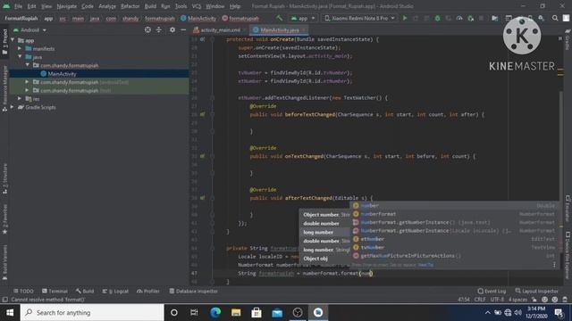 Format Rupiah - Input In Edit Text and Text View - Android Studio смотреть онлайн