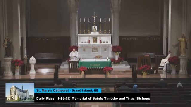 Daily Mass 1-26- 2022 | Memorial of Saints Timothy and Titus, Bishops смотреть онлайн