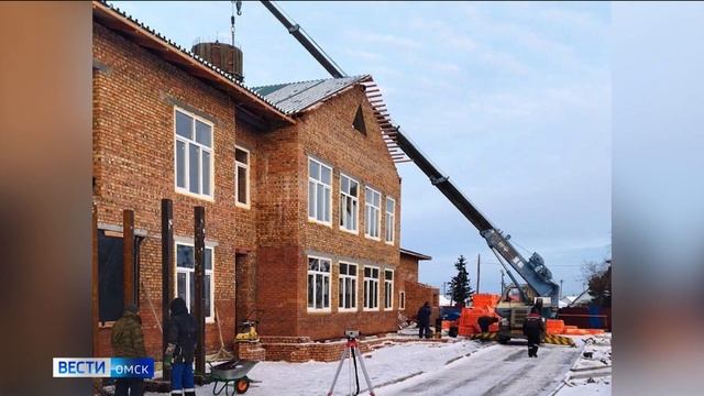 В строящемся детском саду в Большеречье начались отделочные работы смотреть онлайн