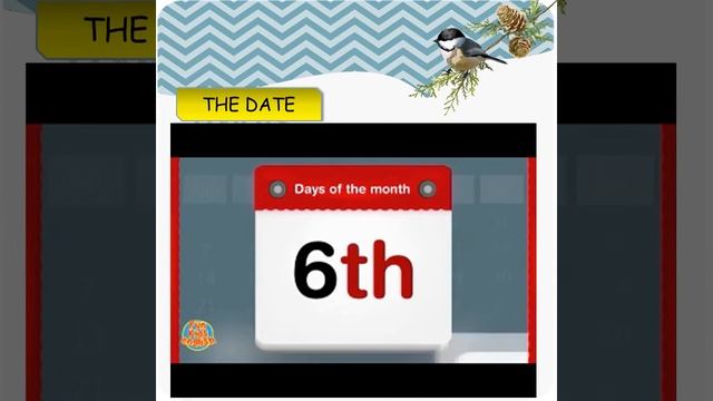 календарь (лексика): дни недели, месяцы, порядковые числительные (1-31) + даты. смотреть онлайн