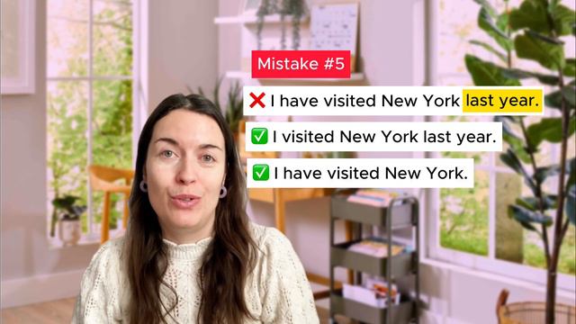 PRESENT PERFECT TENSE: common mistakes 😱 смотреть онлайн