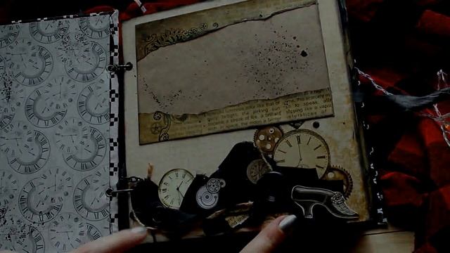 Алиса в стране чудес фотоальбом ручной работы скрапбукинг /Alice in Wonderland scrapbooking album смотреть онлайн