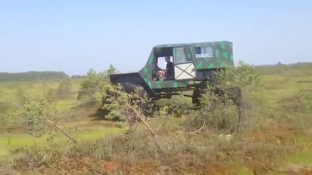 Вездеход Простор ломает деревья смотреть онлайн