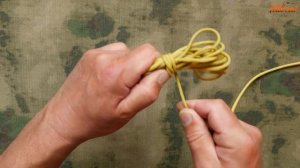 Простая смотка паракорда / Как бухтовать веревку