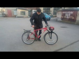 Мотовелосипед Комета для туризма