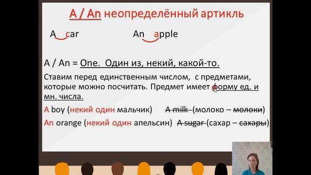Английские артикли и как применять их правильно. смотреть онлайн