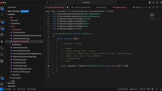 Laravel Response | All about response смотреть онлайн