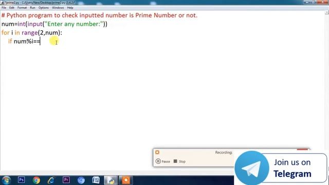 Python program to check prime number | Prime Number in Python | Class 11 computer Science смотреть онлайн