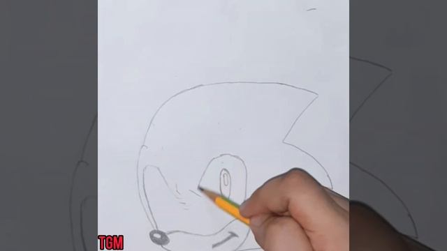 How to Draw Sonic # Sonic Sketch in easy way смотреть онлайн