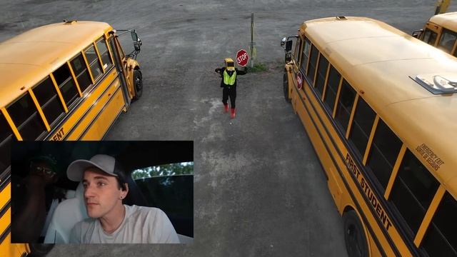 when your drone see's School Bus Head, DO NOT try to pass him! Drive away FAST! смотреть онлайн