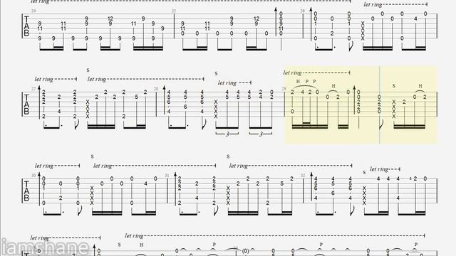 How Far I'll Go - Moana OST Fingerstyle Tabs | Guitar Pro 8 смотреть онлайн