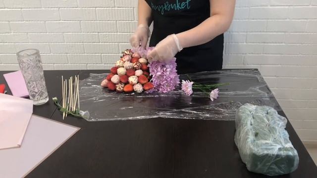 Букет из клубники своими руками