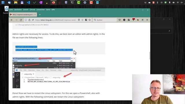 WSL2: Scaling for graphical applications on HighDPI display смотреть онлайн