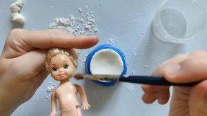 Силиконовый молд из личика куклы. Быстро и просто!