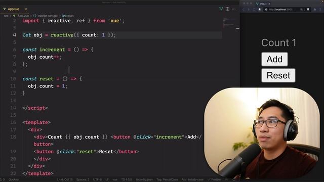 Vue JS 3 Reactivity Fundamentals - Composition API смотреть онлайн