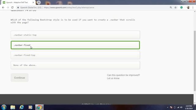 Bootstrap up-work test 2019||First place Top 20% смотреть онлайн
