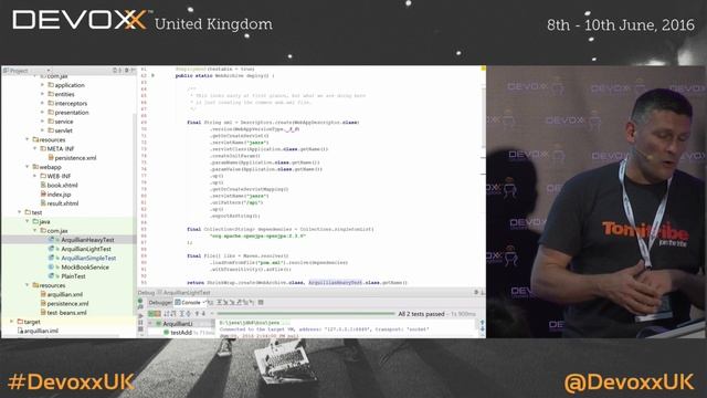 Arquillian Cube: Production Near Unit Tests Against Docker Images by Andy Gumbrecht смотреть онлайн