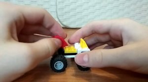 Как сделать квадроцикл из лего.
