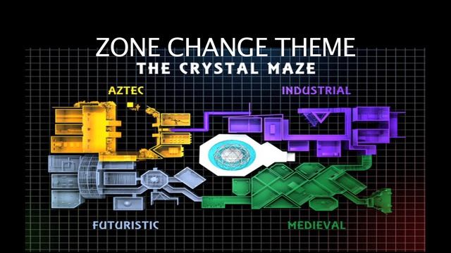 The Crystal Maze 'Forcefield' - ZONE CHANGE / CRYSTAL DOME THEME смотреть онлайн