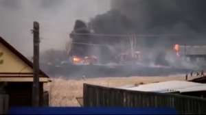 В Заозерном сгорело 53 частных дома (Красноярский край, 7.05.2022)