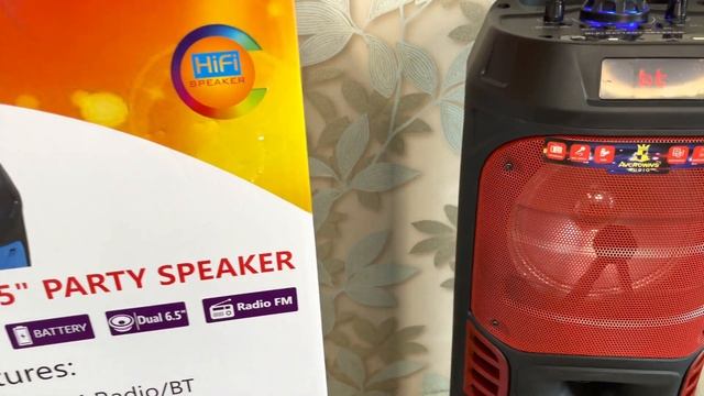 Колонка Avcrowns CH 6602 с караоке.Обзор портативной колонки за 3 копейки. смотреть онлайн