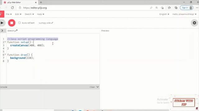 CLASS-1 INTRODUCTION TO P5 EDITOR ( CODING CLASS FOR KIDS)--JAVA SCRIPT смотреть онлайн