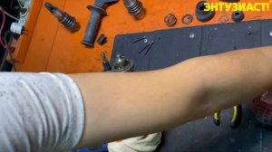 Ремонт перфоратора Зубр ЗП 26-800 К (проворачивается бур и пропал удар)