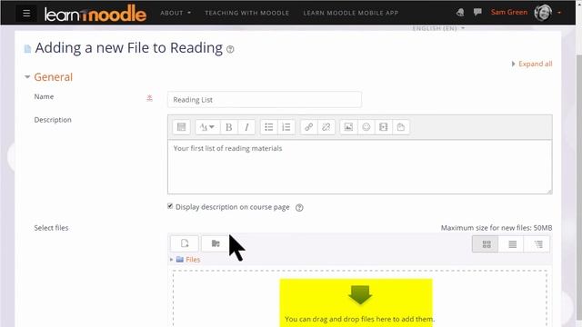 Uploading Files: Learn Moodle 3.2 смотреть онлайн