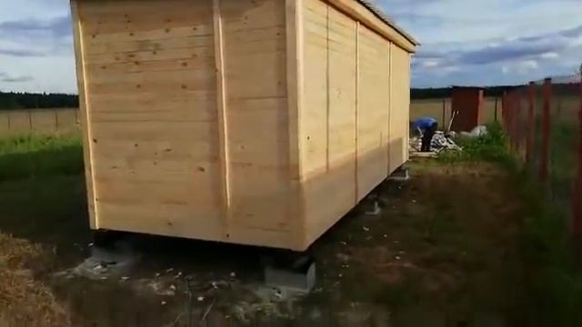 Хозблок распашонка 6х2,3м смотреть онлайн