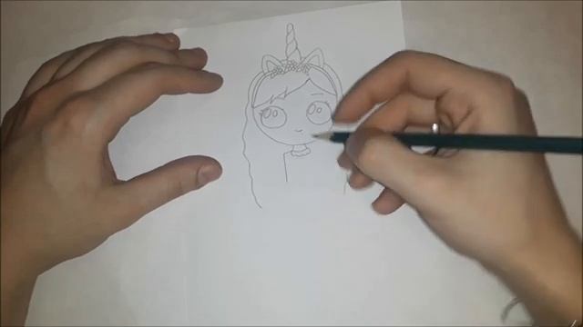 Как нарисовать девочку с обручем единорога ЛЕГКО? смотреть онлайн