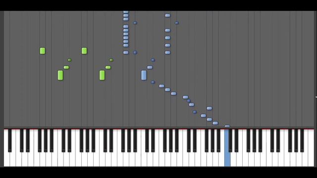 Play Piano Play no.6 - Friedrich Gulda - Tutorial [Synthesia] смотреть онлайн