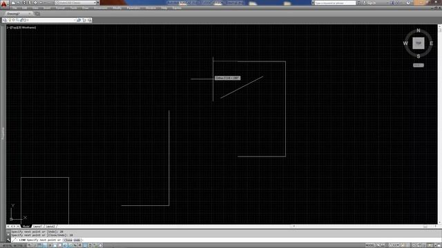 AutoCAD tutorial 2: line, orth, osnap, rect, circle смотреть онлайн