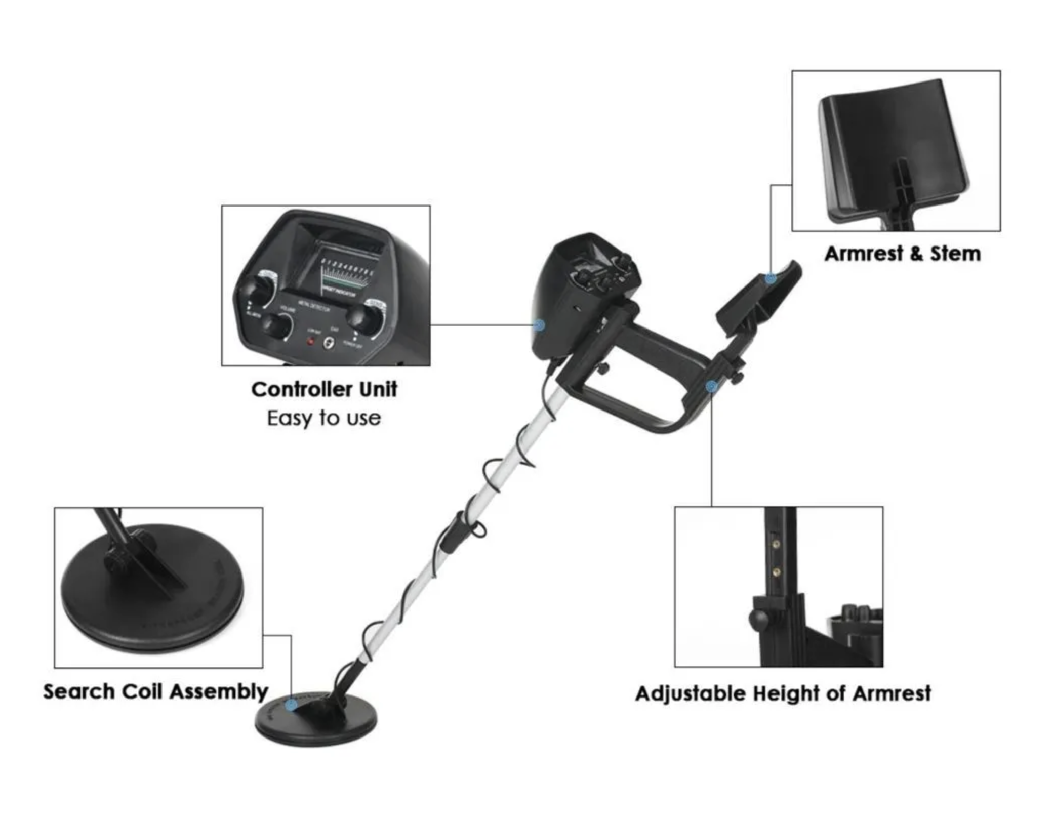 Подземный металлоискатель Kkmoon MD 4030 23021058