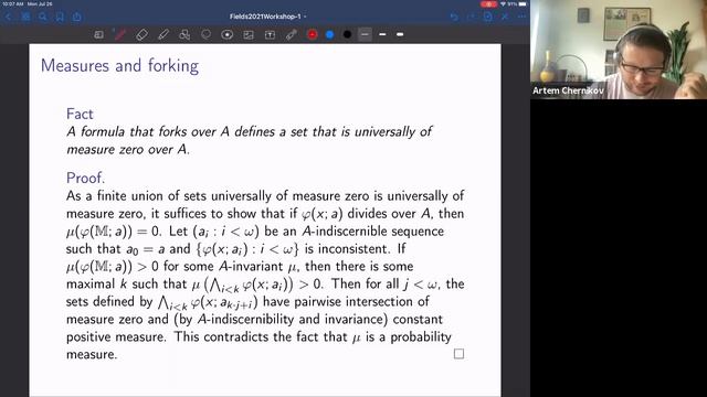 Invariant measures in simple theories смотреть онлайн