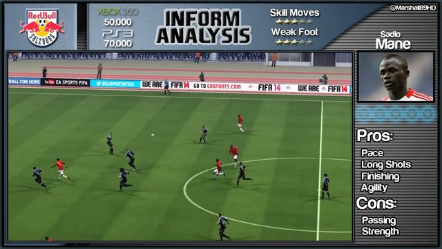 FIFA 14 UT - Inform Analysis - Sadio Mane || IF Player Review ||