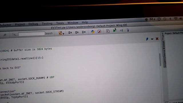Send data to Lego Mindstorms EV3 over WiFi using Python смотреть онлайн