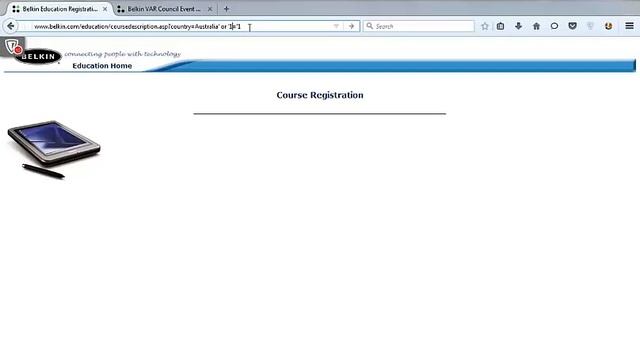 Belkin Blind SQL injection смотреть онлайн