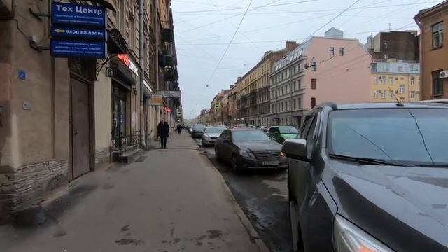 Saint Petersburg - Walking Mapata street - Russia / Санкт-Петербург смотреть онлайн
