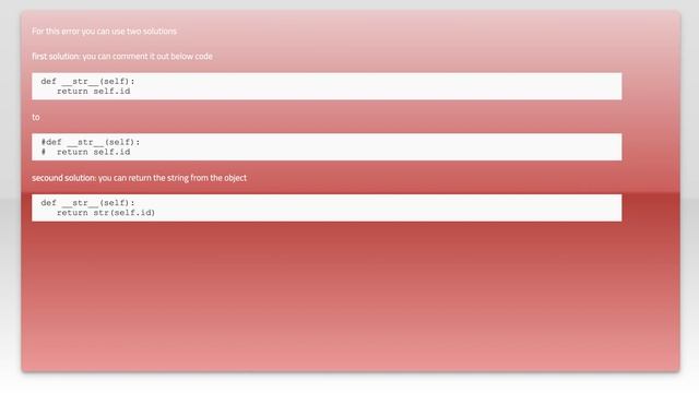 Error in admin: __str__ returned non-string (type NoneType) смотреть онлайн