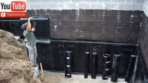 УСТРОЙСТВО ГИДРОИЗОЛЯЦИИ ФУНДАМЕНТА