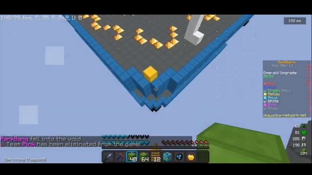 I am back bedwars gameplay | pikanetwork | pojav launcher смотреть онлайн