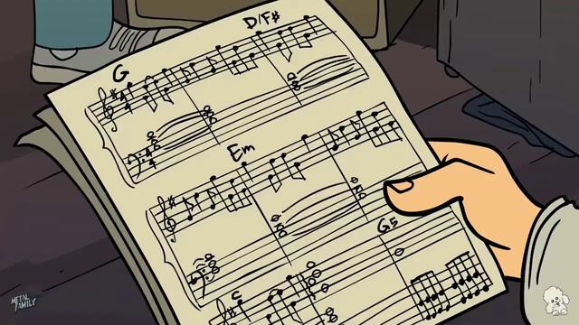 Глем ( Себастьян ) играет Story Of My Life 1 час | Metal Family Meme