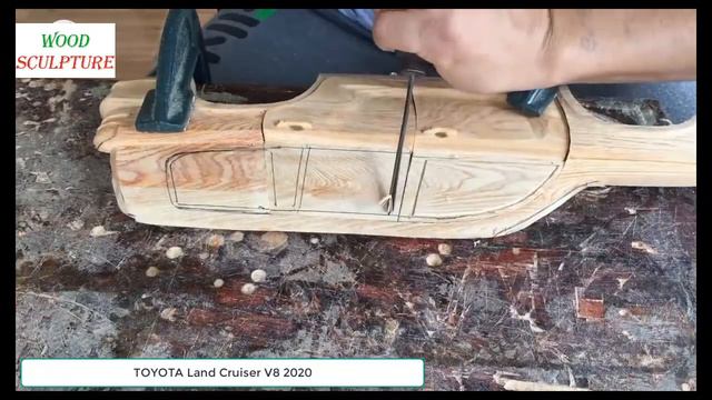 TOYOTA Land Cruiser V8 2020 | Wood Sculpture смотреть онлайн