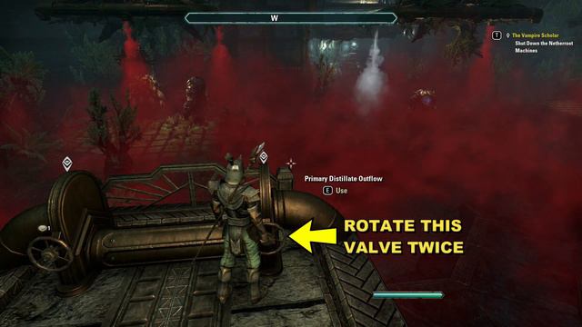 How To Shut Down The Netherroot Machines | The Vampire Scholar | ESO Greymoor (Solve Valve Puzzle)