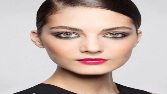 Макияж для зеленых глаз и темных волос