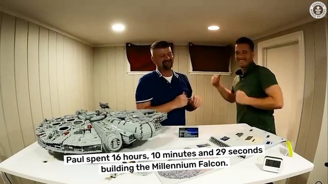 Fastest time to build the LEGO® Millennium Falcon - Guinness World Records смотреть онлайн