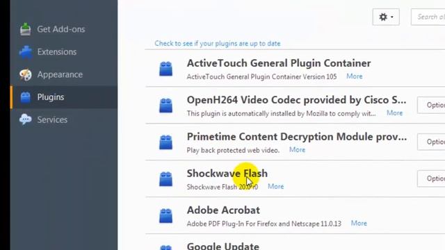 How to disable flash in firefox смотреть онлайн