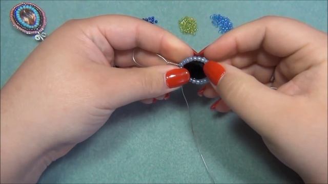 French Beading Jewelry Tutorial смотреть онлайн