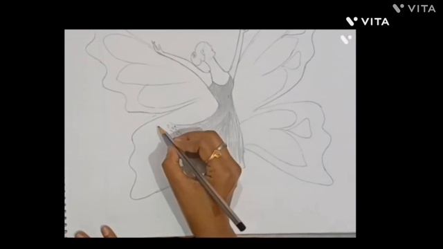 Princes dance sketch | (Girl with Butterfly)| @Poojasartandcarft смотреть онлайн