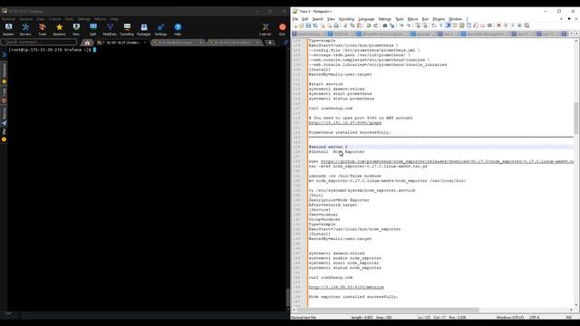 Grafana Prometheus MySQL Node exporter monitoring | grafana with prometheus | #grafana #prometheu смотреть онлайн